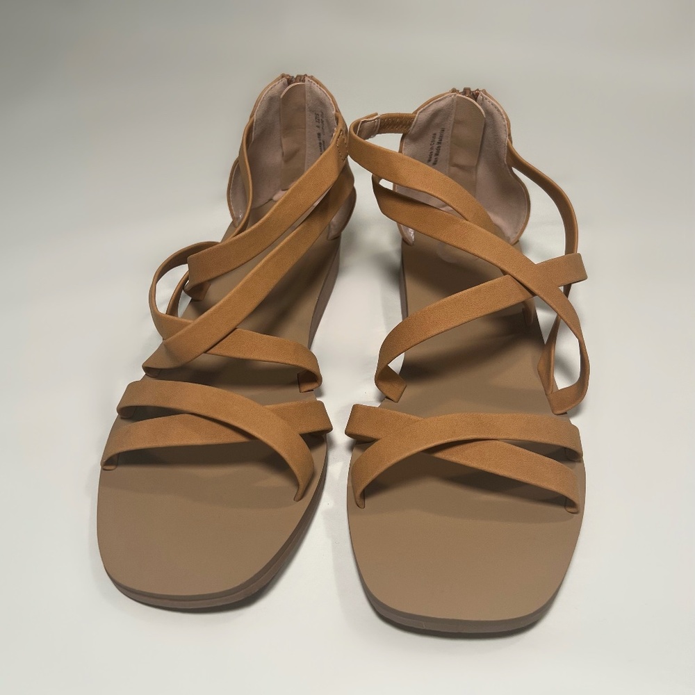 Strappy Tan Sandals